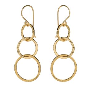 22 carat gold plated earrings