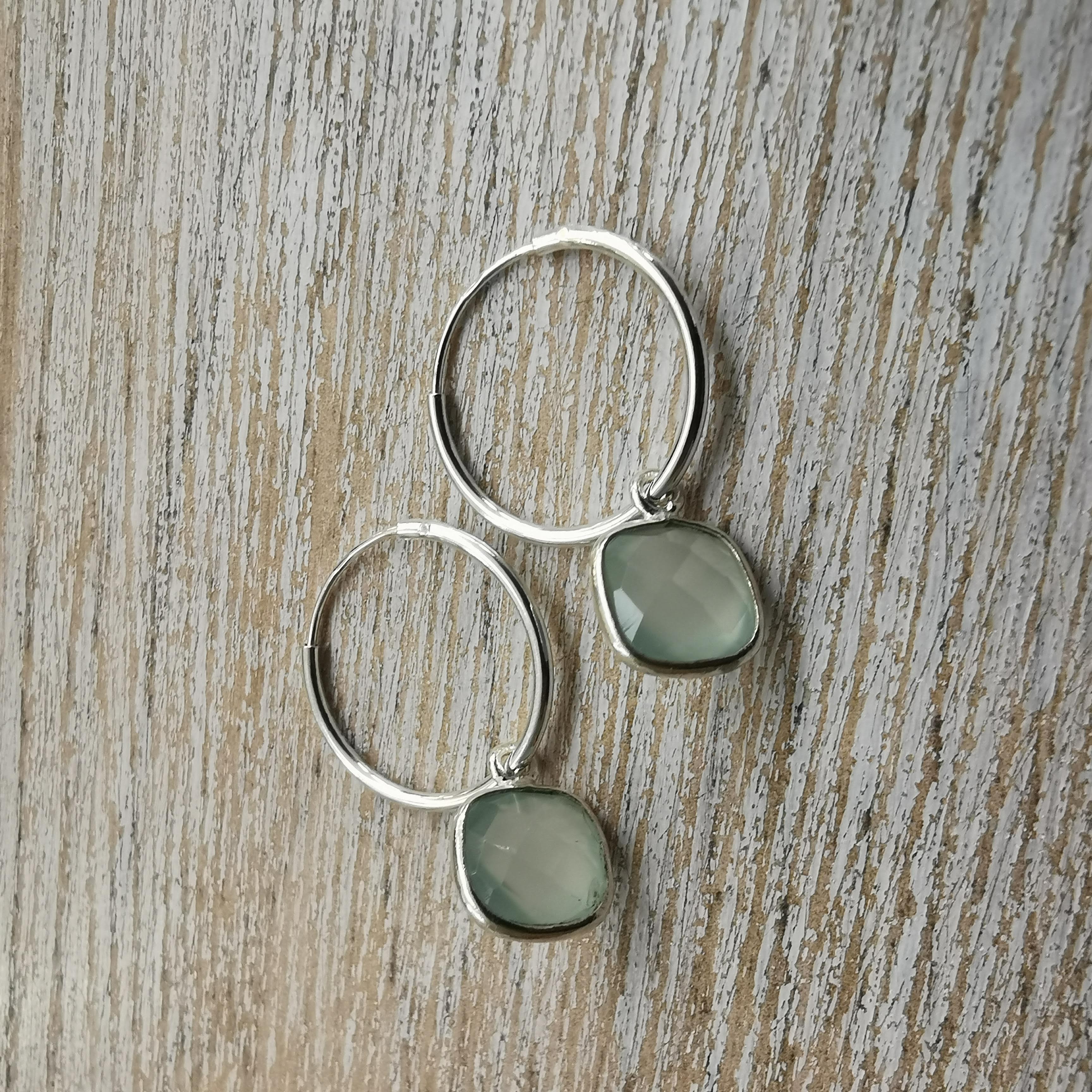 Semi Precious Gemstone Earrings - Blue Marble Shop